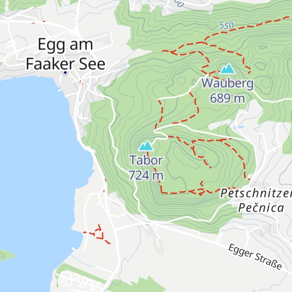 Map of Tabor