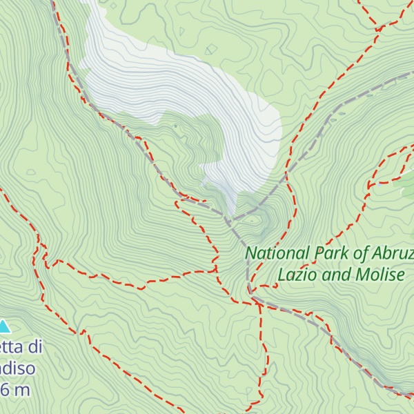 Map of Monte La Meta