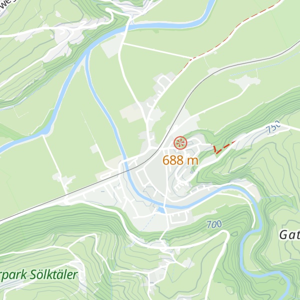 Map of Naturpark Sölktäler