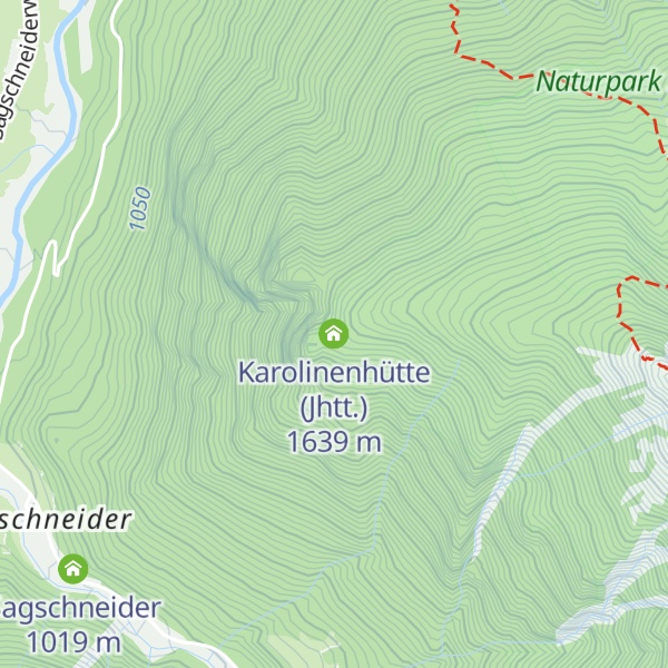 Map of Karolinenhütte (Jhtt.)