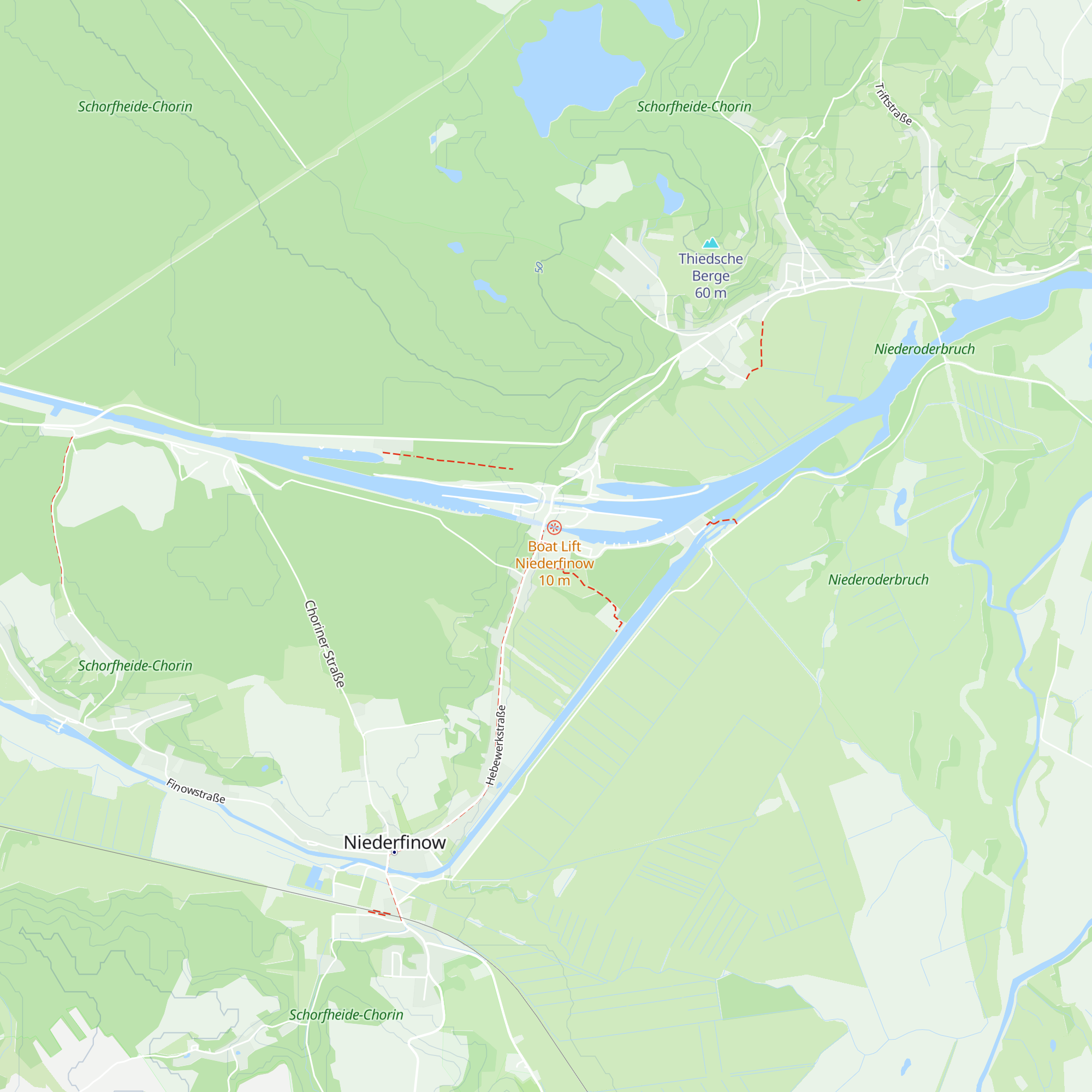 Info-Zentrum altes SHW map