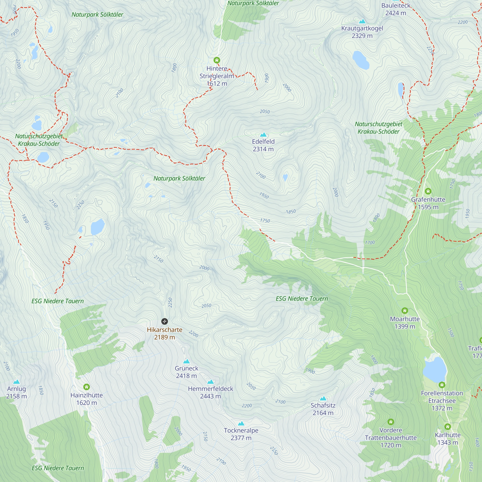 Obere Trattenbauerhütte map