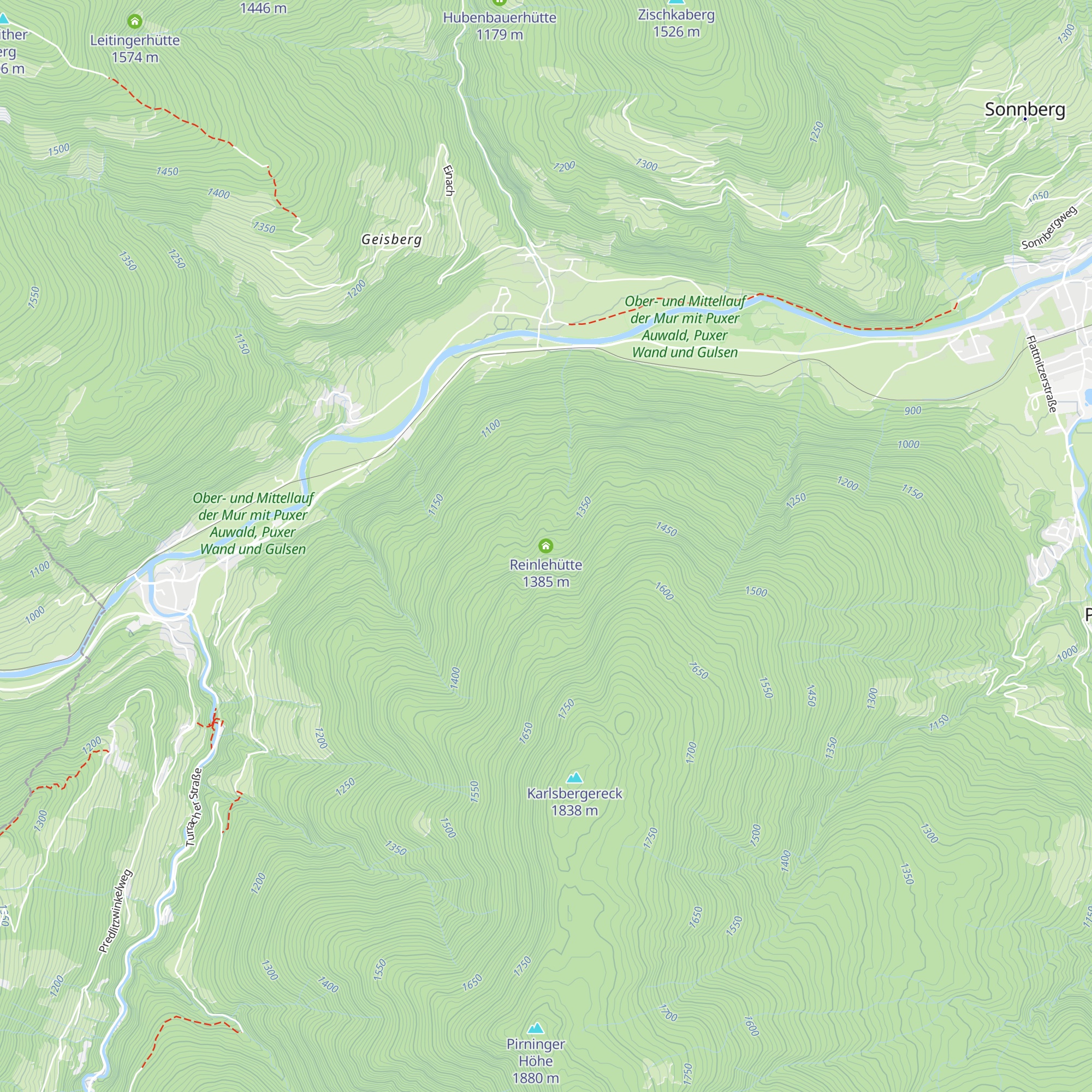 Reinlehütte map