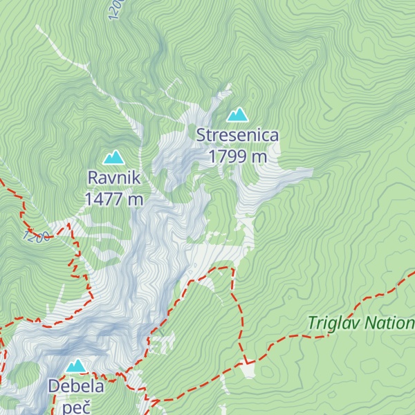 Map of Klečica