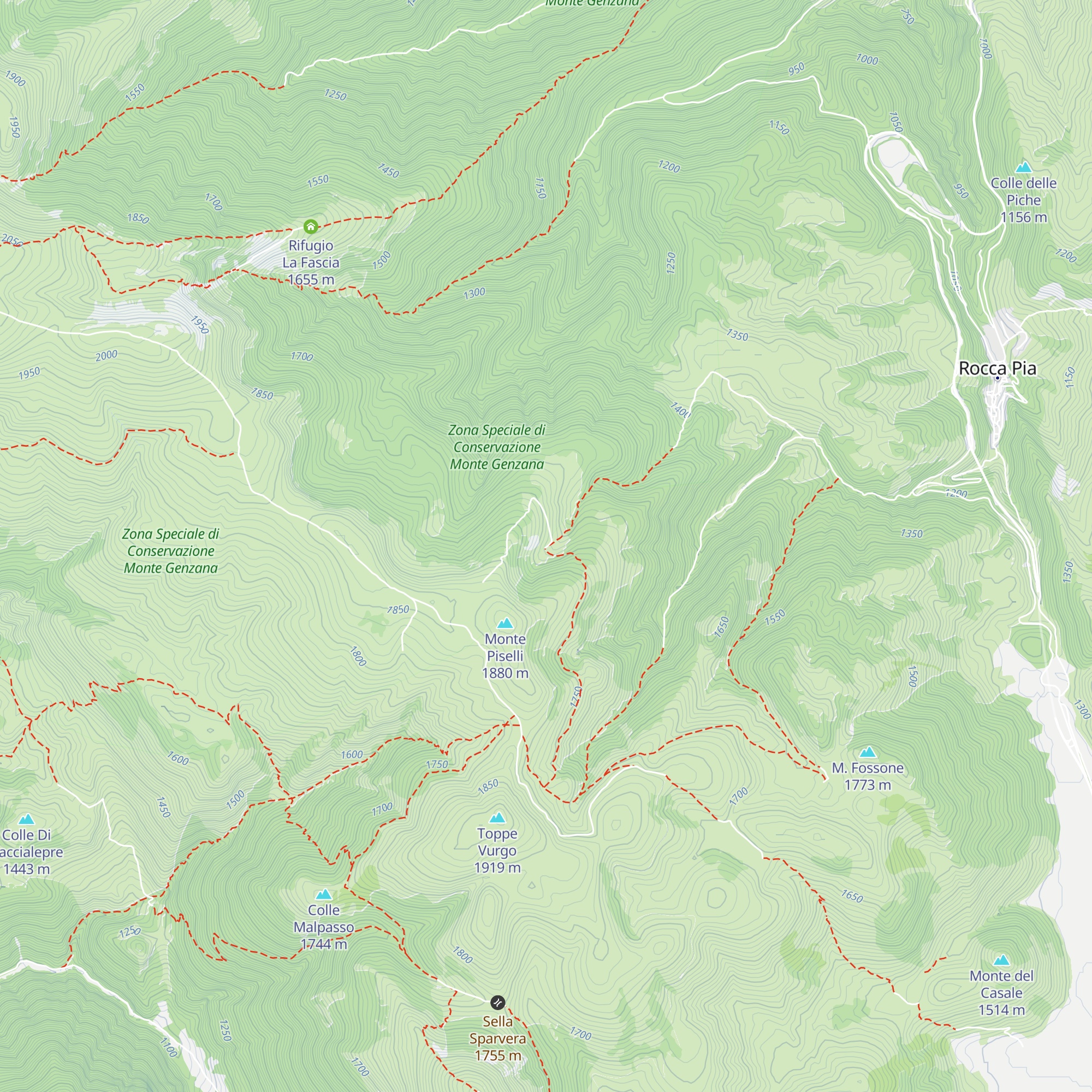 Rifugio del Pelosello map