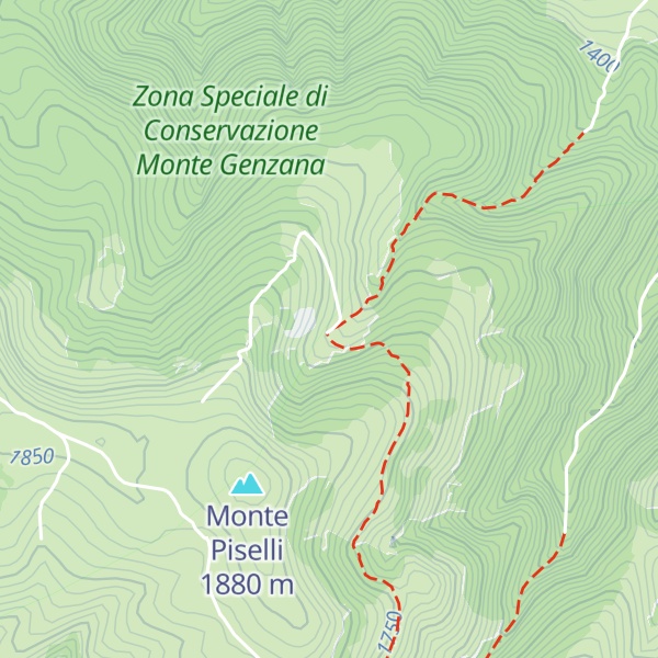 Map of Rifugio del Pelosello