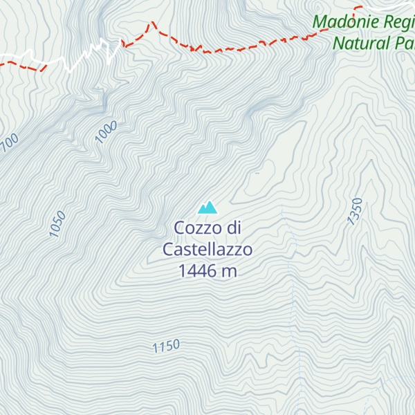 Map of Cozzo di Castellazzo
