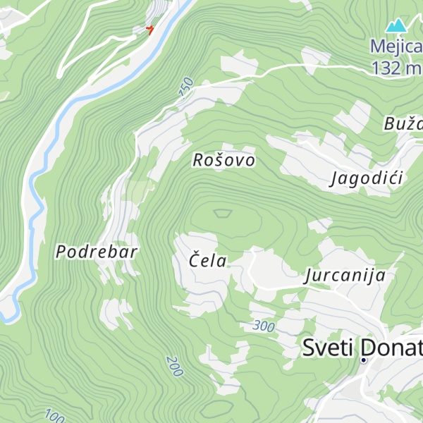 Map of Hrib