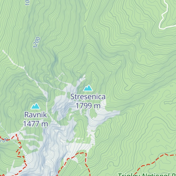 Map of Stresenica