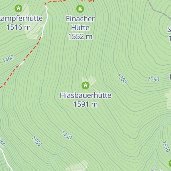 Map of Hiasbauerhütte