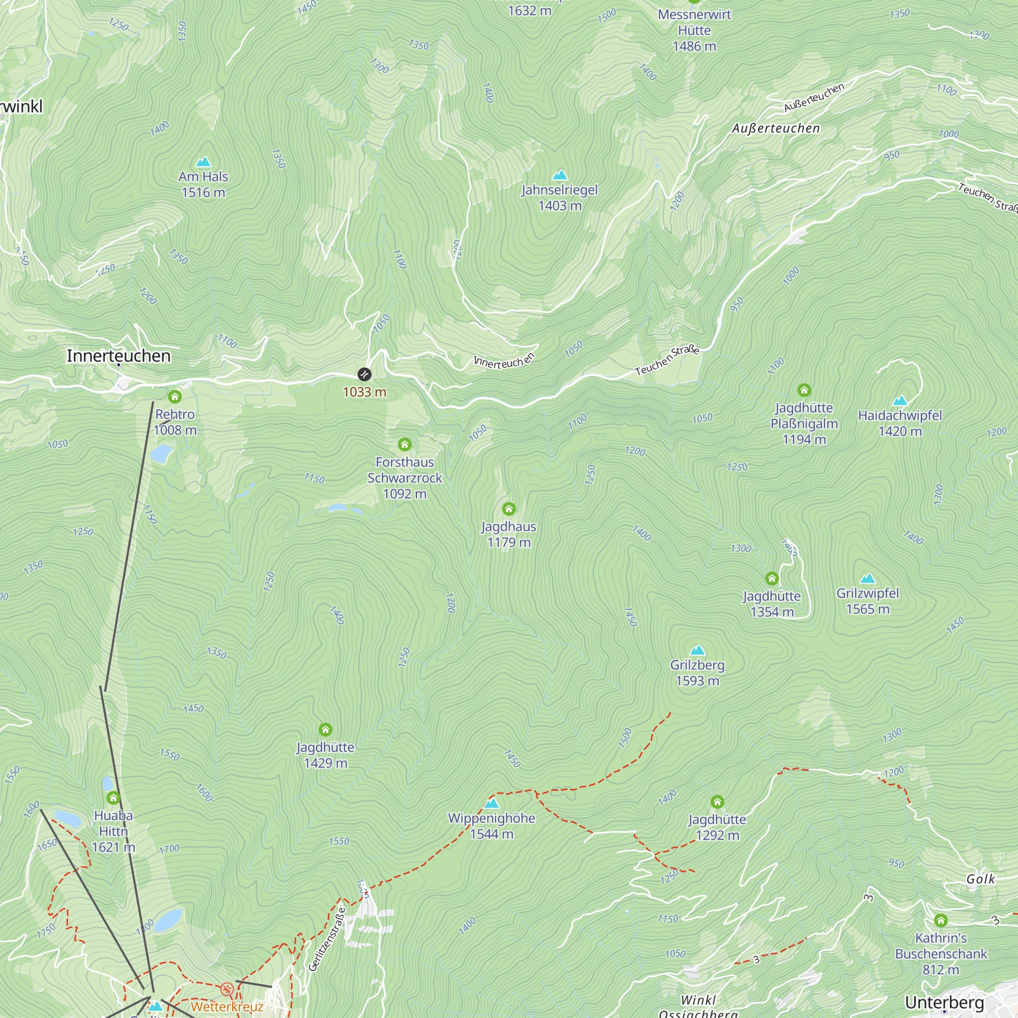 Jagdhaus map