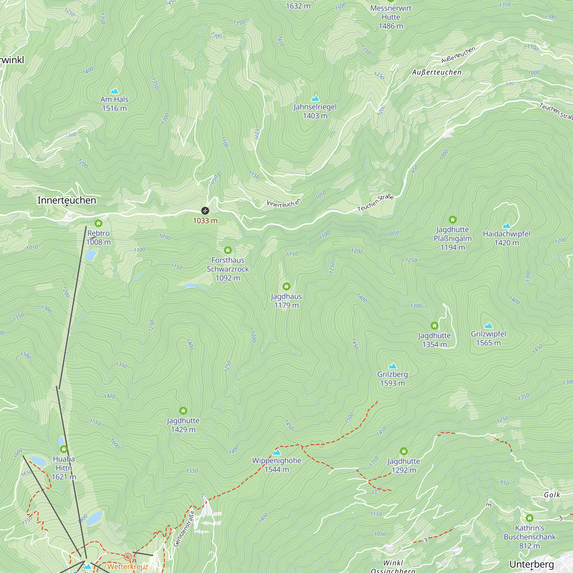 Jagdhaus map