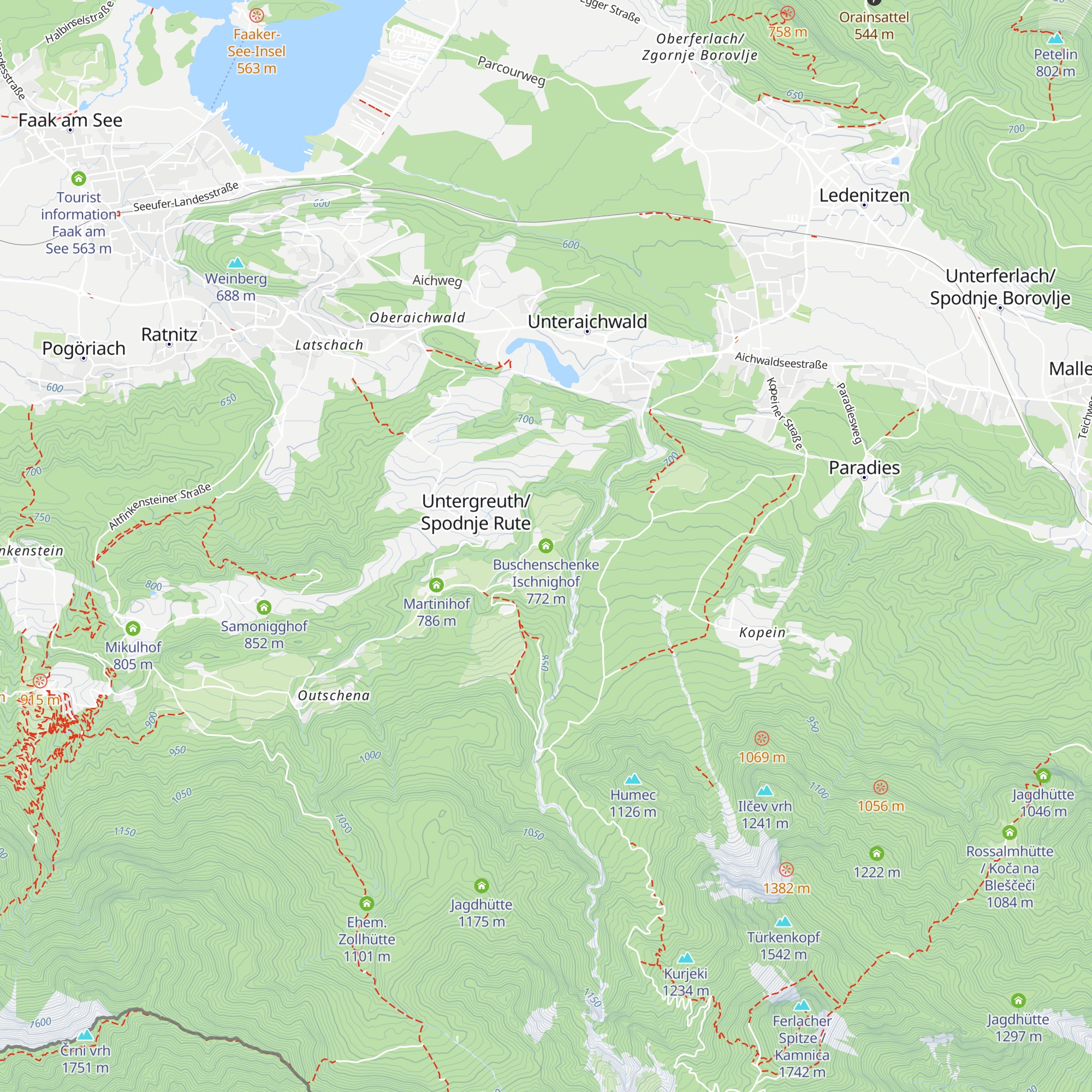 Buschenschenke Ischnighof map