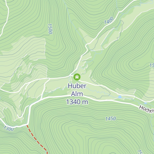 Map of Huber Alm