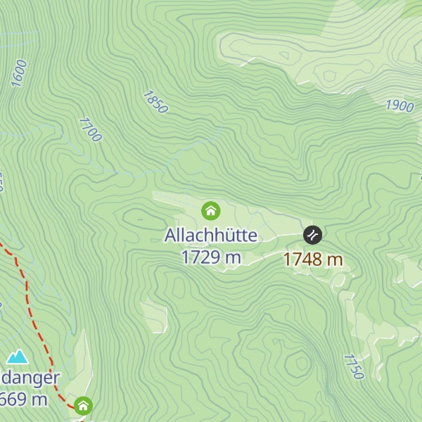 Map of Allachhütte