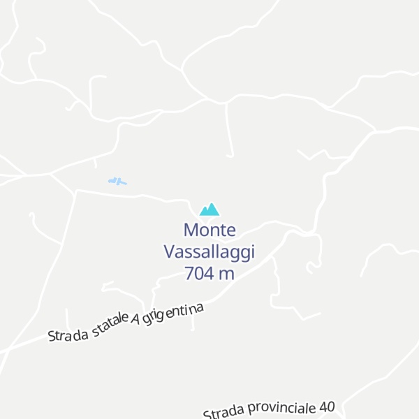 Map of Monte Vassallaggi