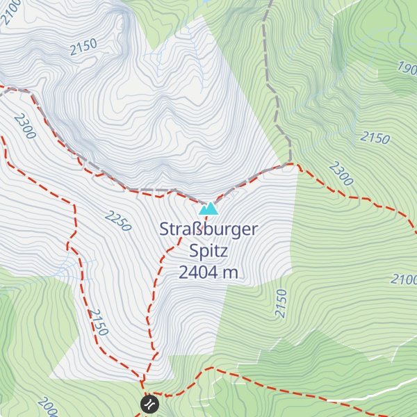 Map of Straßburger Spitz