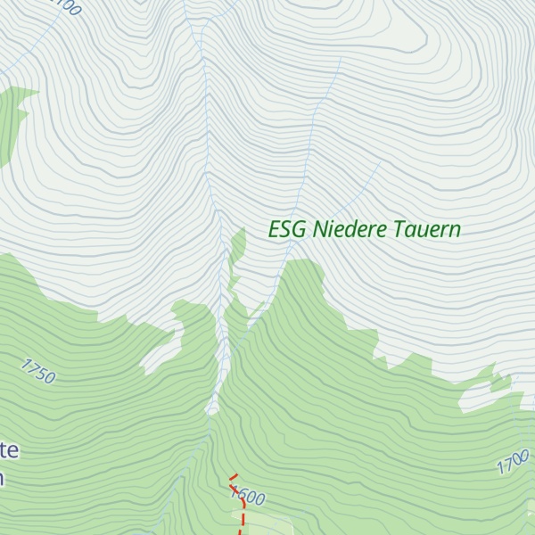 Map of Tockner Hütte