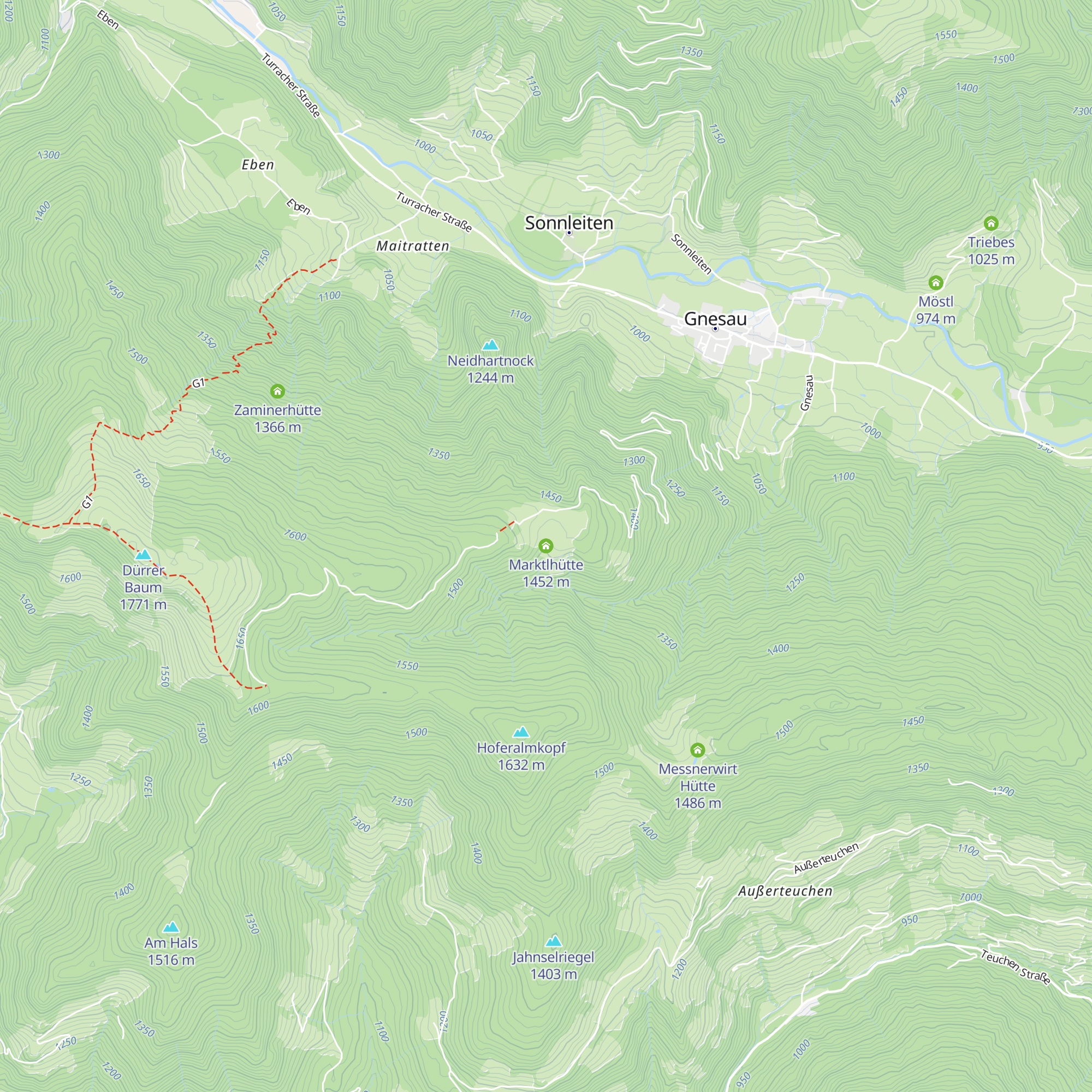 Marktlhütte map