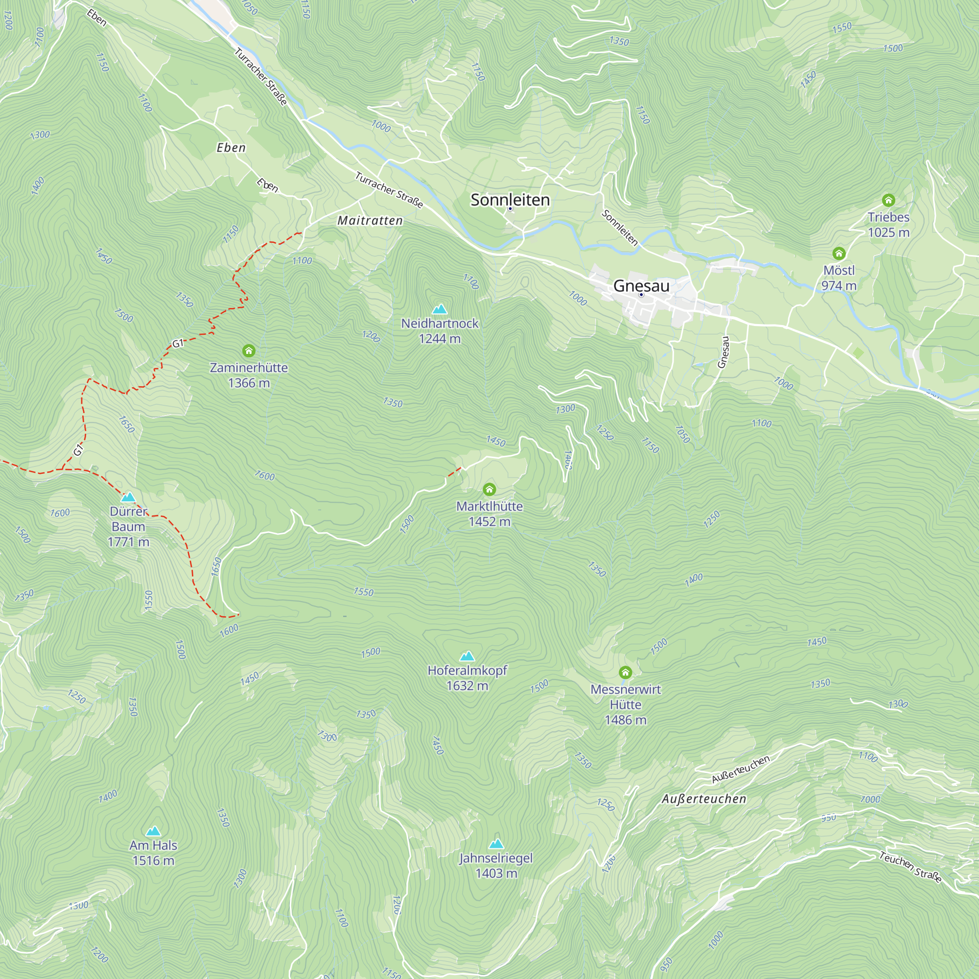 Marktlhütte map