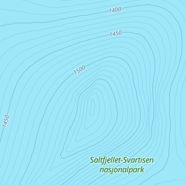 Map of Snøtinden