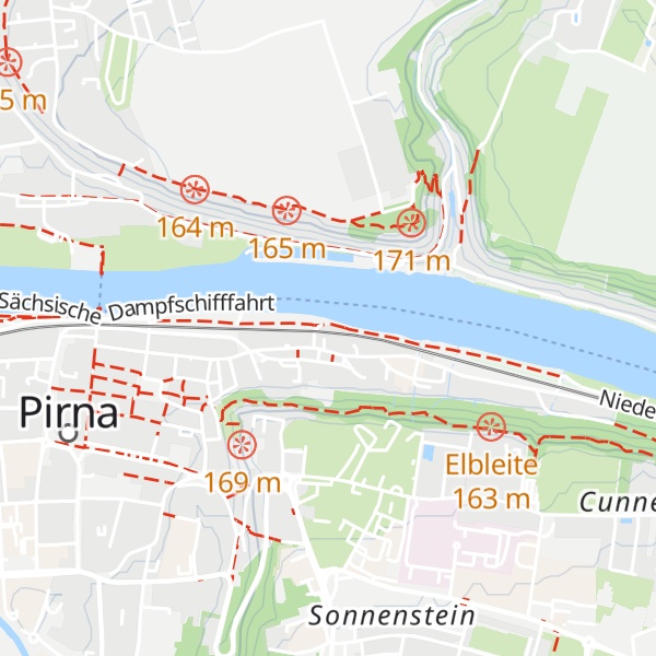 Map of Refugium Elbschlösschen Pirna