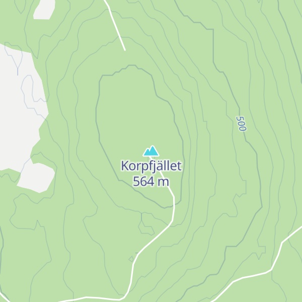 Map of Korpfjället