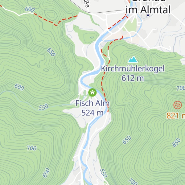 Map of Fisch Alm