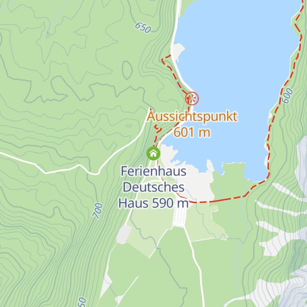 Map of Ferienhaus Deutsches Haus