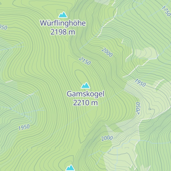 Map of Gamskogel