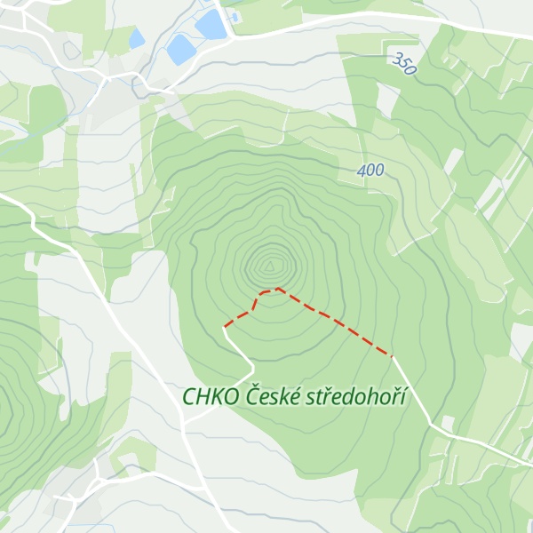 Map of Ostrý