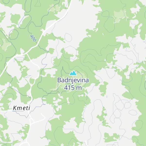 Map of Badnjevina