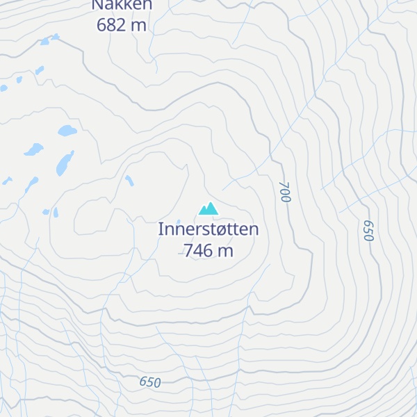 Map of Innerstøtten