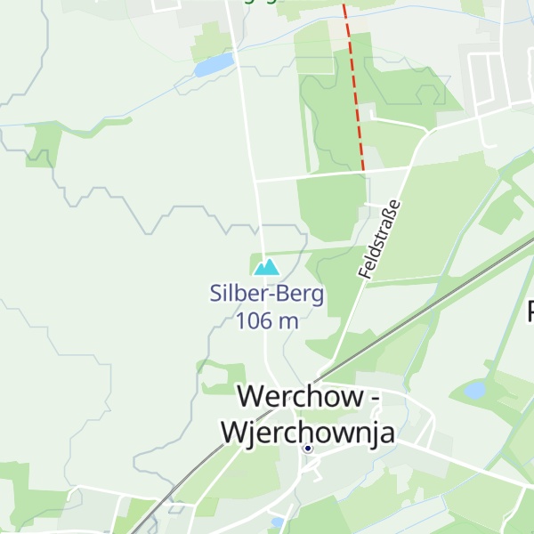 Map of Silber-Berg