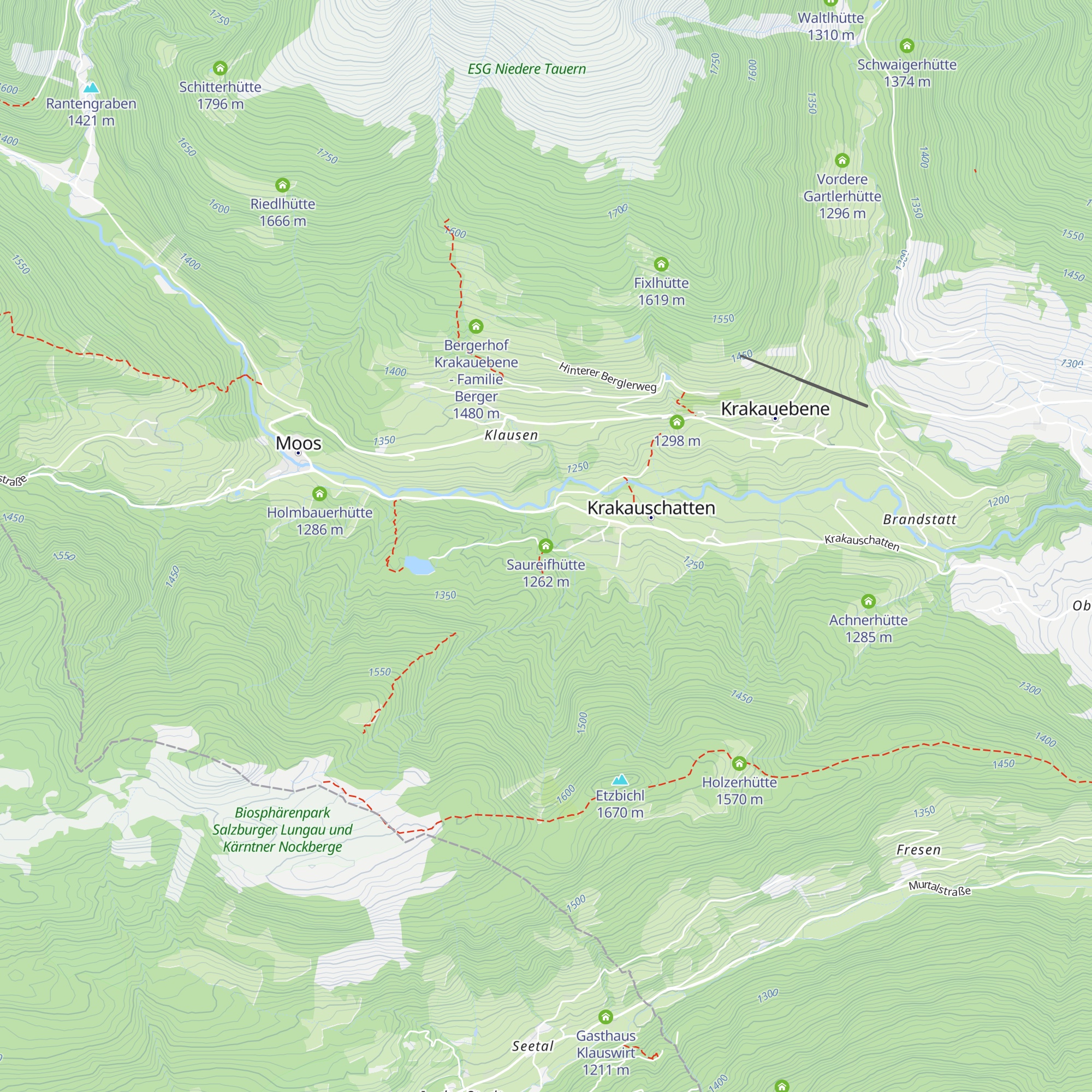 Saureifhütte map