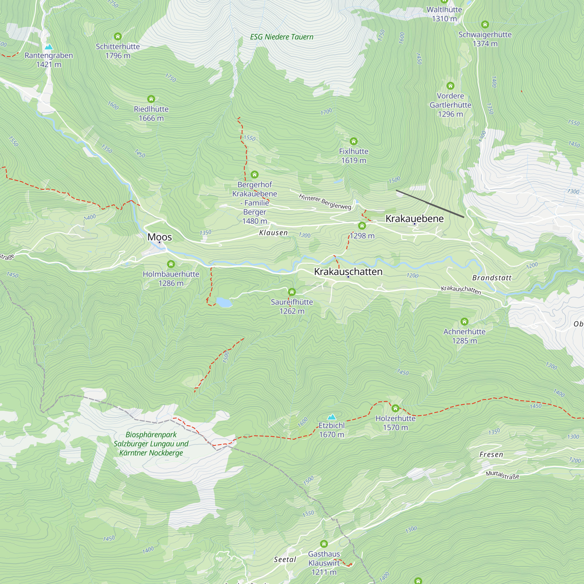 Saureifhütte map