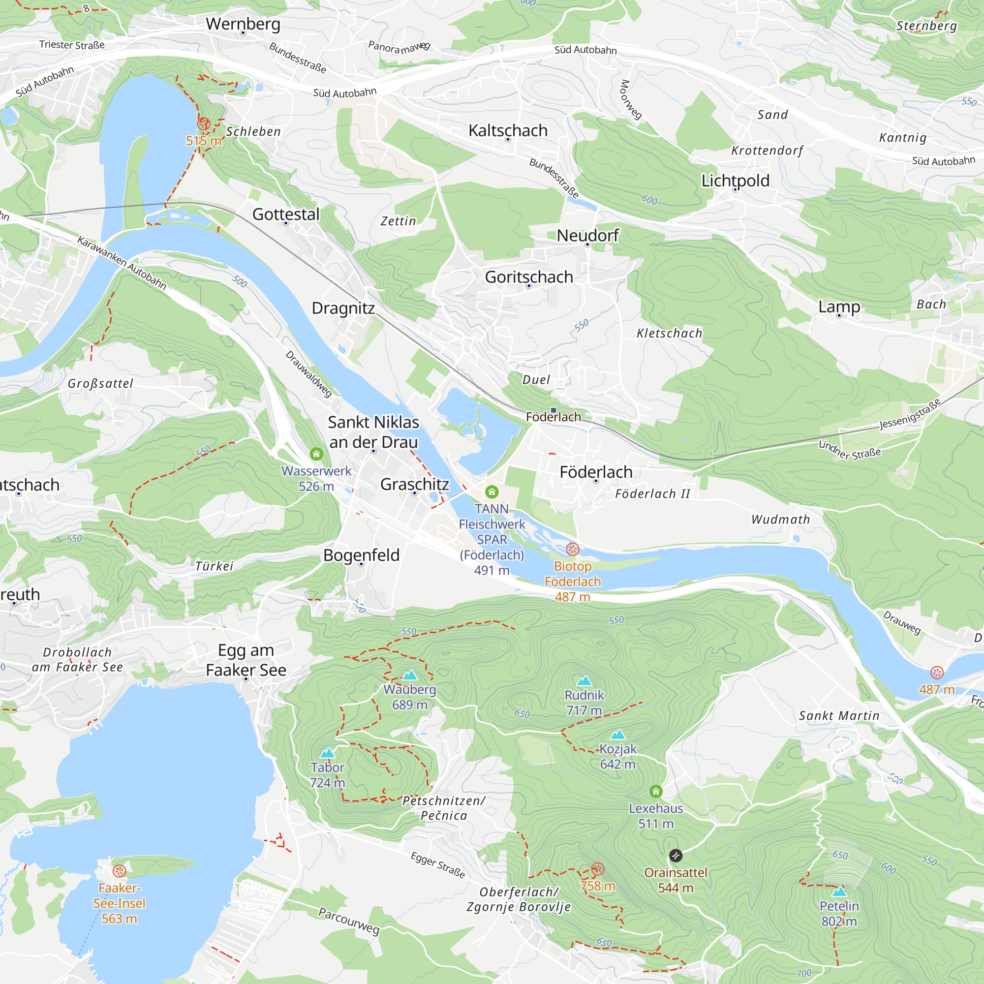 TANN Fleischwerk SPAR (Föderlach) map