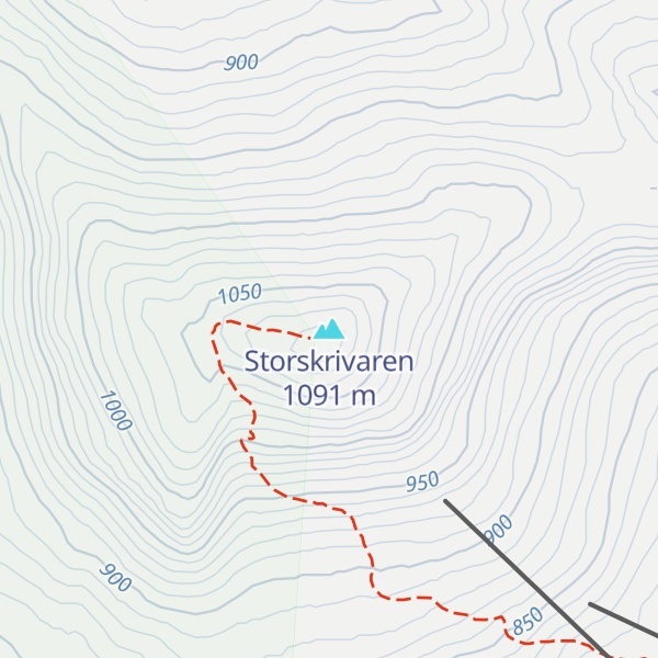 Map of Storskrivaren