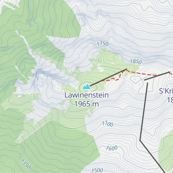 Map of Lawinenstein