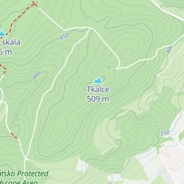 Map of Bouda v lese