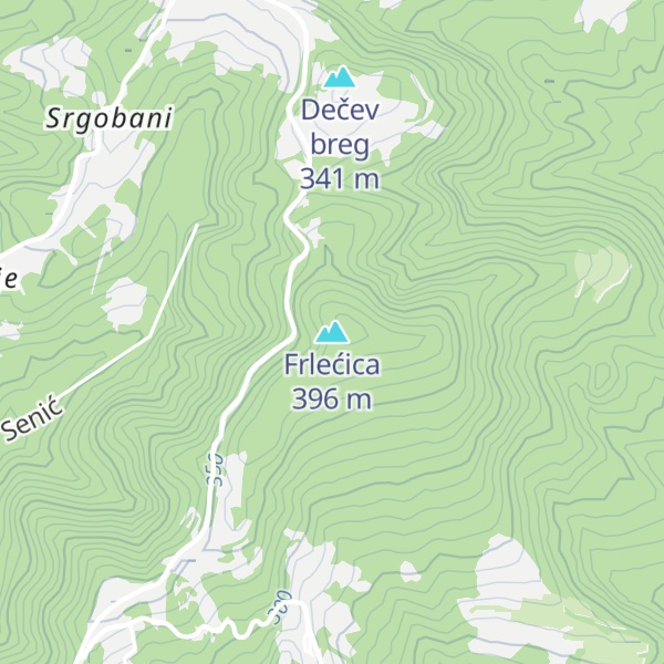 Map of Frlećica