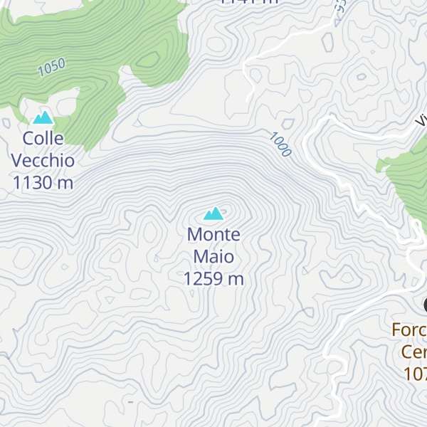 Map of Monte Maio
