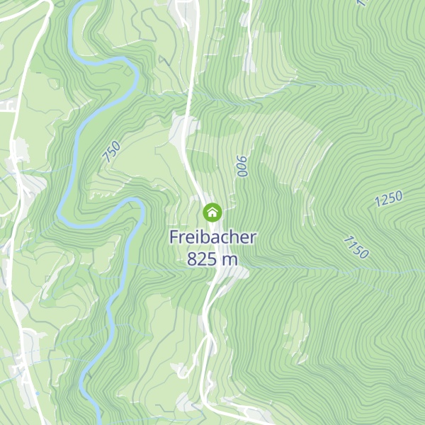 Map of Freibacher