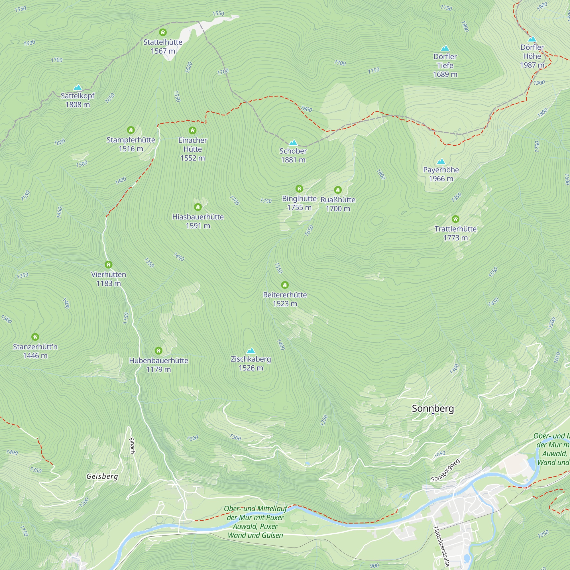 Reitererhütte map