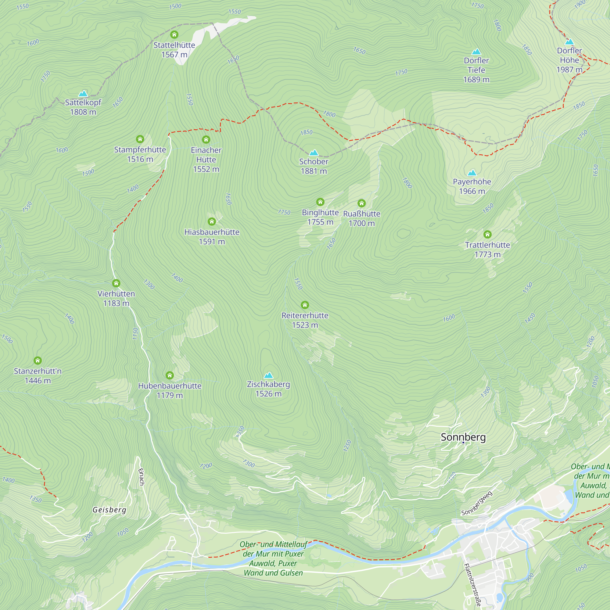 Reitererhütte map