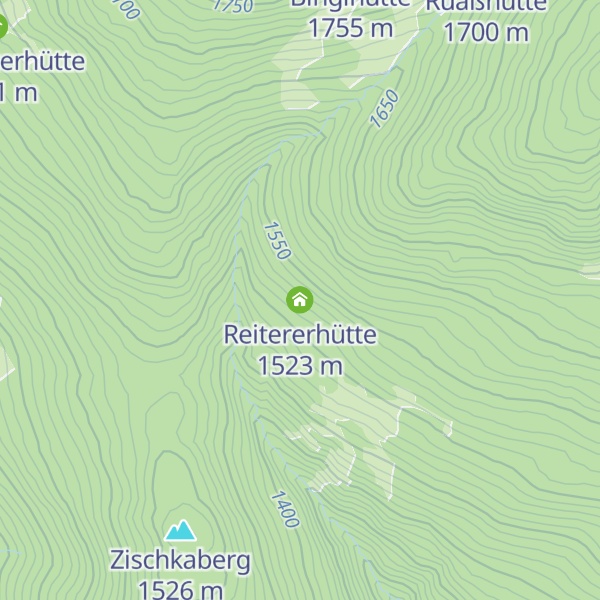 Map of Reitererhütte