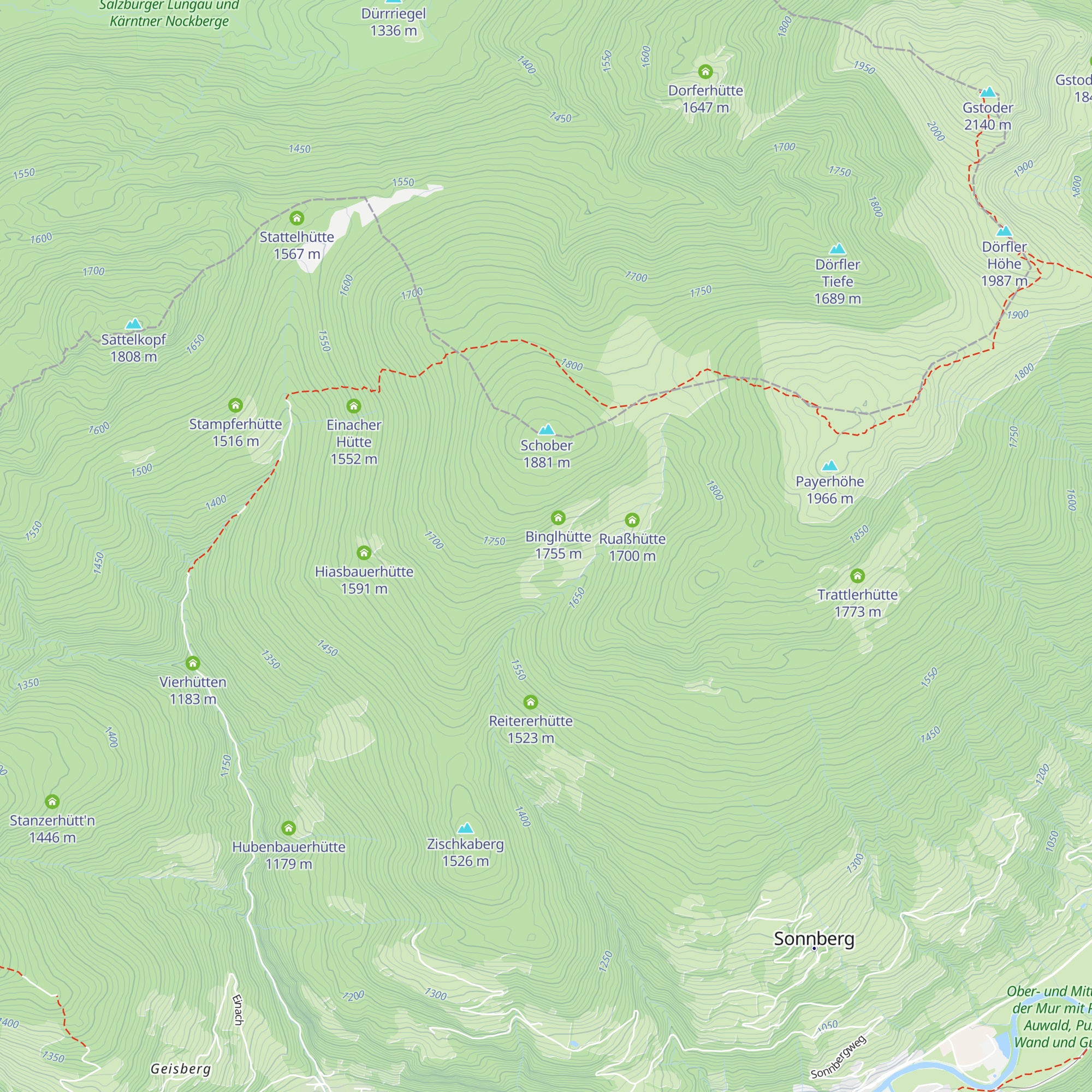Hiasnhütte map