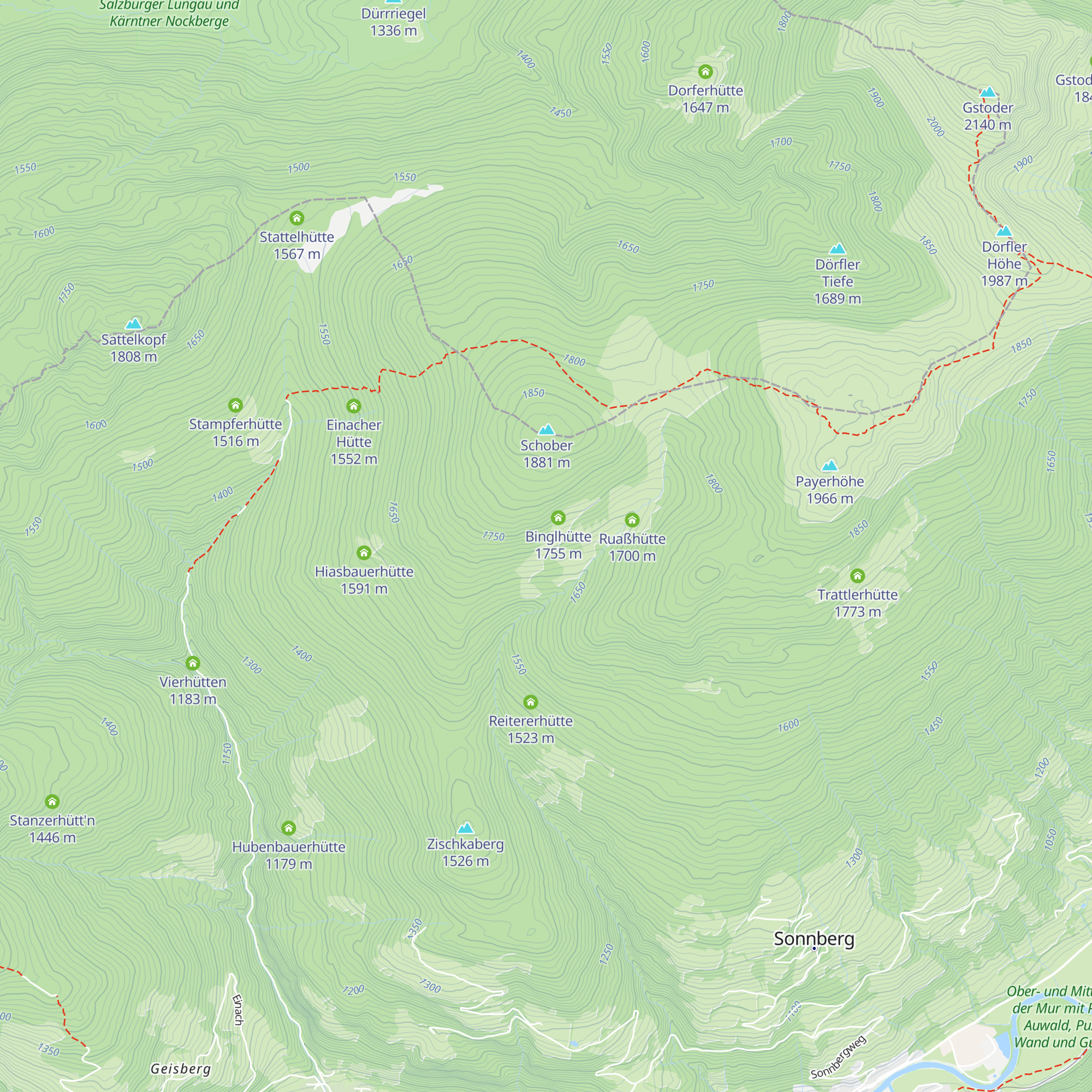 Hiasnhütte map