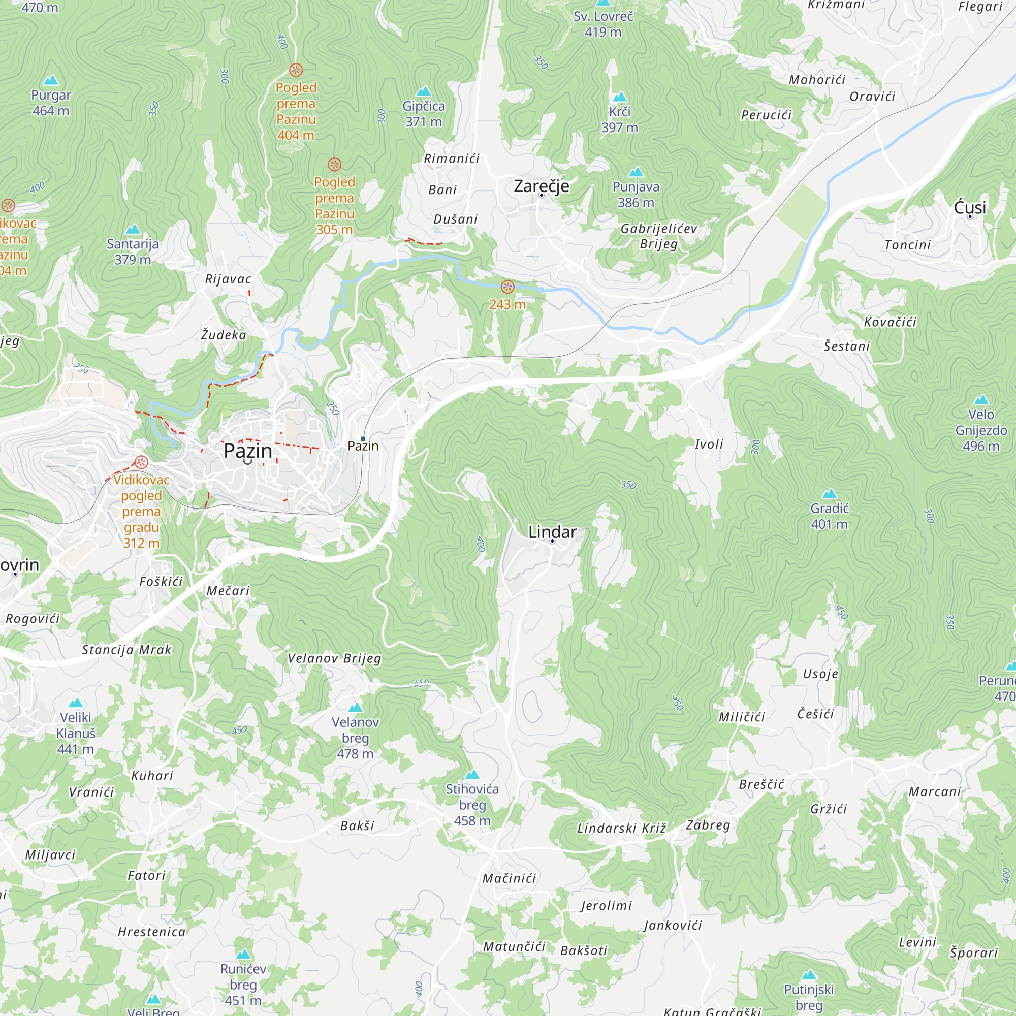 Sv. Martin map