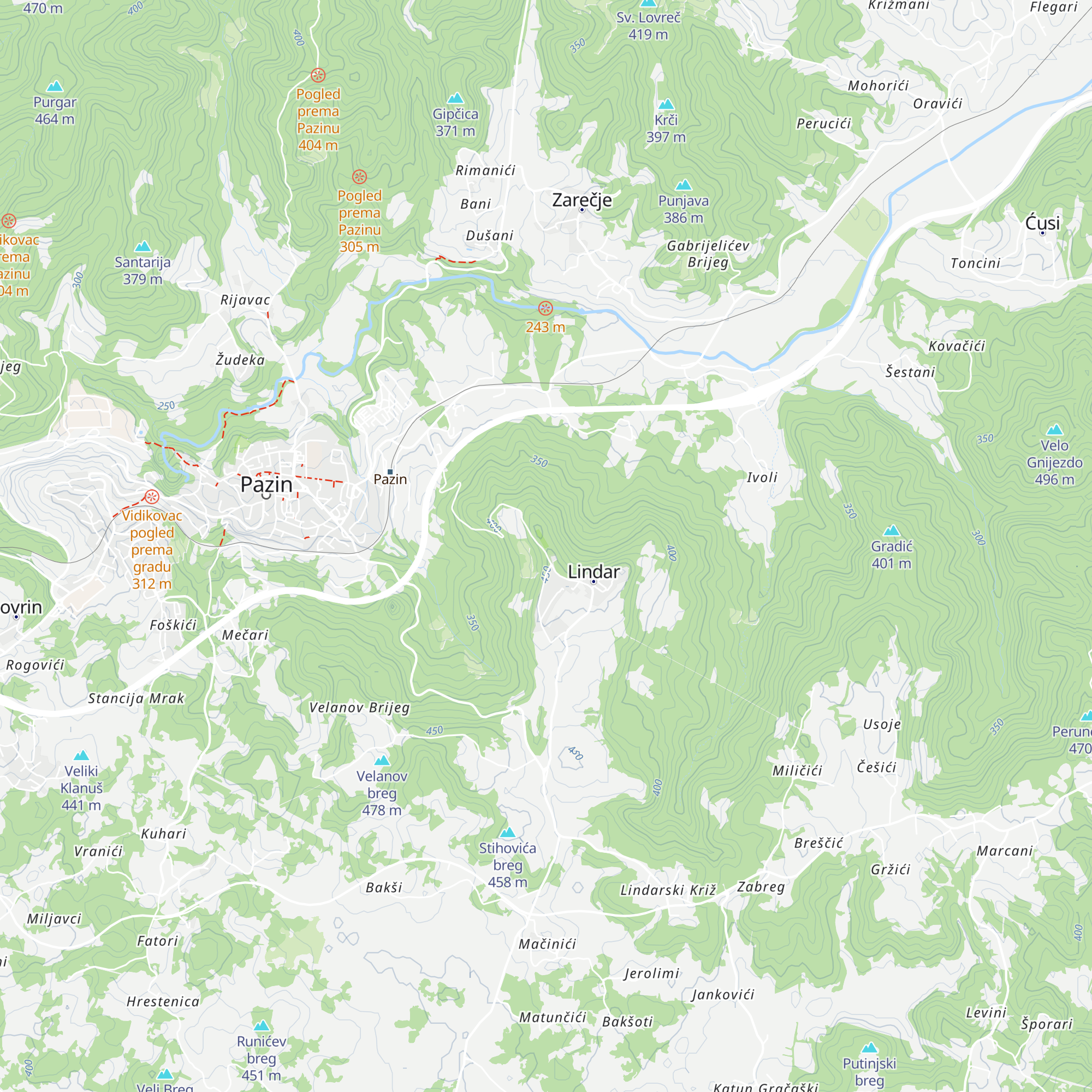 Sv. Martin map